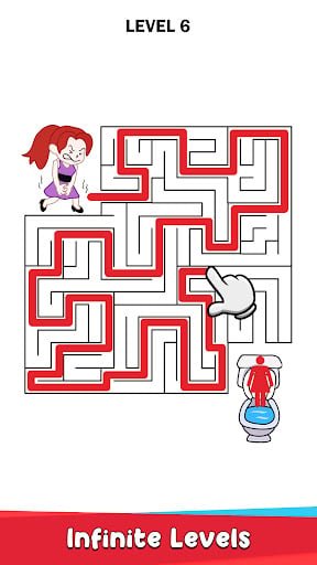Toilet Rush Race: Draw Puzzle
