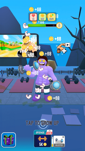 Gym Workout Clicker: Muscle Up